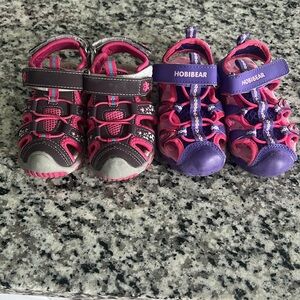 HOBIBEAR and APAKOWA Girl Sandals. Size 23